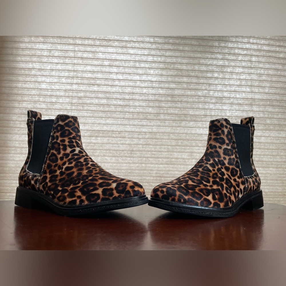 Clarks Leopard Print Boots